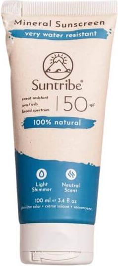 Suntribe Mineral Organic Sunscreen SPF 50 (Suntan cream, SPF 50, 100 ml)