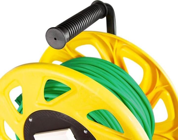 Produktbild LogiLink Mobile Kabeltrommel Cat.7 S/FTP, PUR, 60 m (S/FTP, CAT7, 60 m)