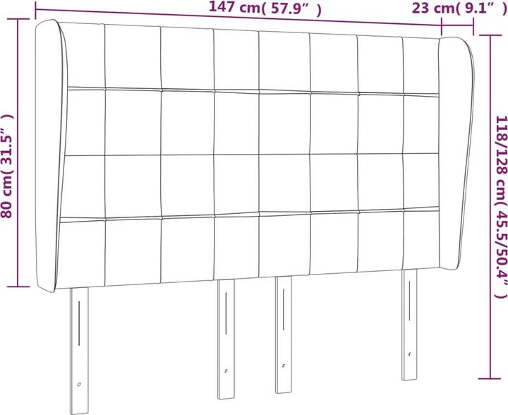 Produktbild VidaXL Kataleya (147 x 23 x 128 cm)