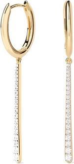 Pd Paola Pdpaola Olga Hoops Essentials Fine Gold Plated Oval Earrings