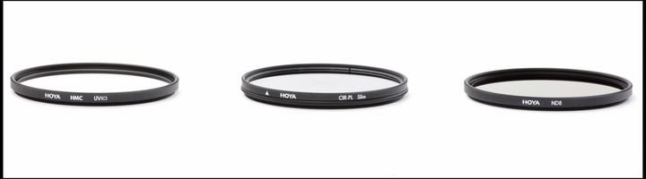 Image du produit Hoya Digital Filter Kit II (UV, CIR-PL & ND8) Filterset (37 mm, Filtre UV, Filtre gris neutre, Filtre polarisant, 37 mm)