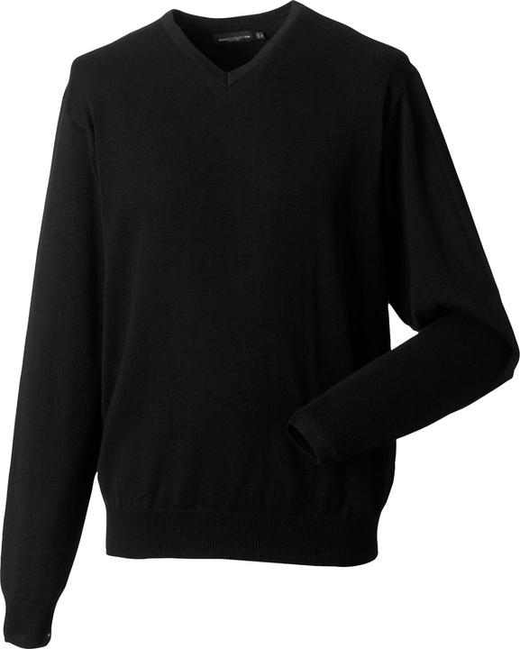 Actual product image Russell Collection Knit Sweater With V Neckline (XXL)