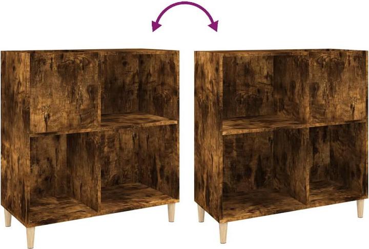 Image du produit VidaXL Plattenschrank Räuchereiche 84,5x38x89 cm Holzwerkstoff
