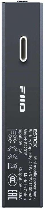 Actual product image FiiO Estick (1100 mAh, 3 W, 5500 Wh)