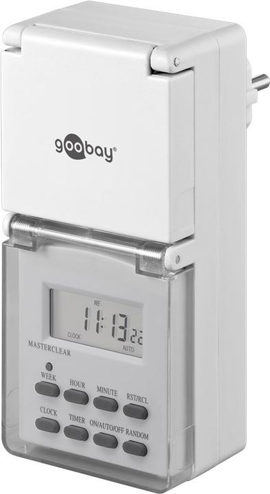 Actual product image Goobay Digital timer IP44, 2 pieces, White
