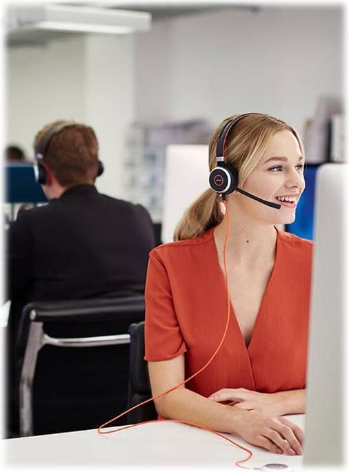 Actual product image Jabra Evolve 40 MS Mono (Cable, USB Type-B)