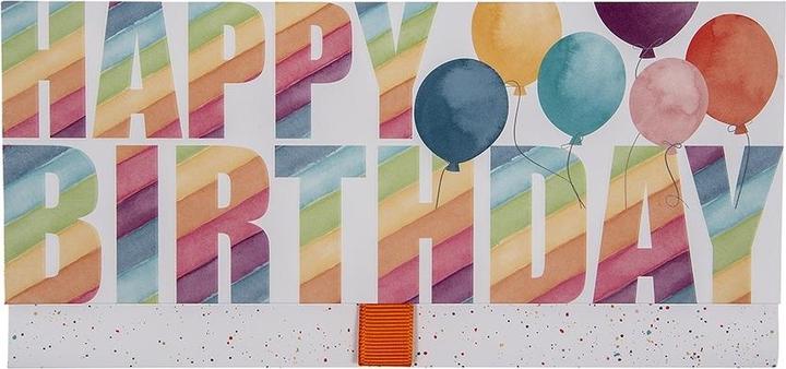 Produktbild Artebene Geschenkumschlag Happy Birthday Luftballons (Geschenkbox, 1 x)