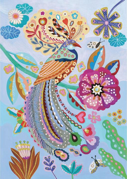 Actual product image Djeco Twisty puzzle bird (50 pieces)