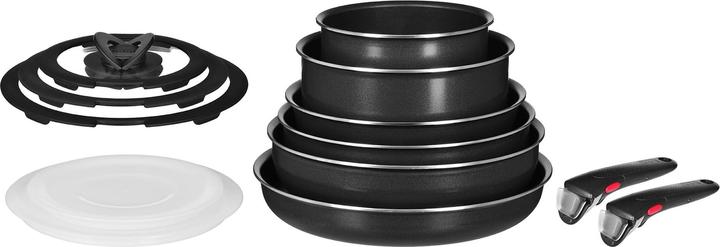 Actual product image Tefal Ingenio Easy Cook Clean 13-piece Cookware Set (28 cm, Pan set + pot set, Stainless steel, Aluminium)