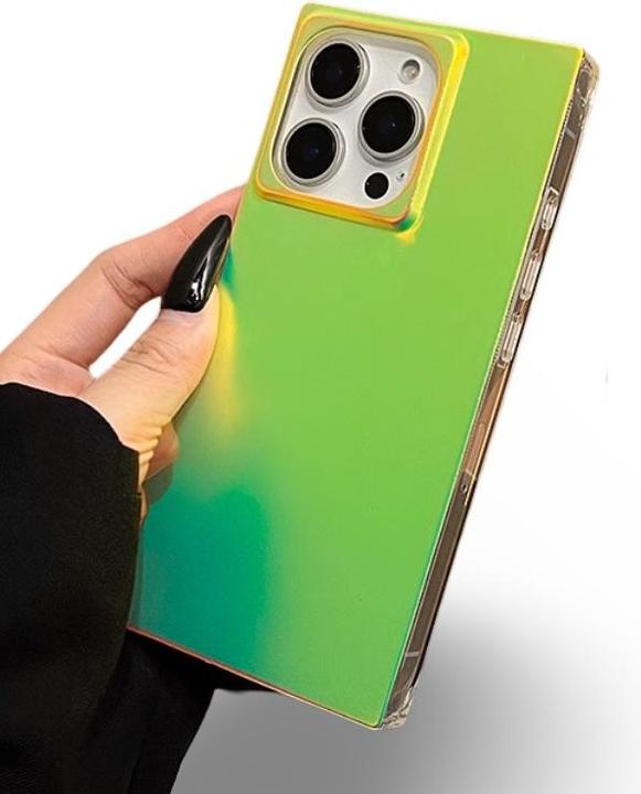 Produktbild RPD iPhone 16 Pro - Luminous Neon Shine - High Gloss Finish, Neongrün (Apple iPhone 16 Pro)