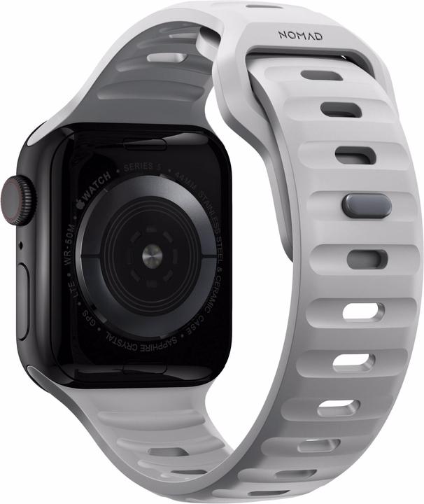 Actual product image Nomad Sport Strap V2 44mm/42mm Lunar Gray (44 mm, Plastic)