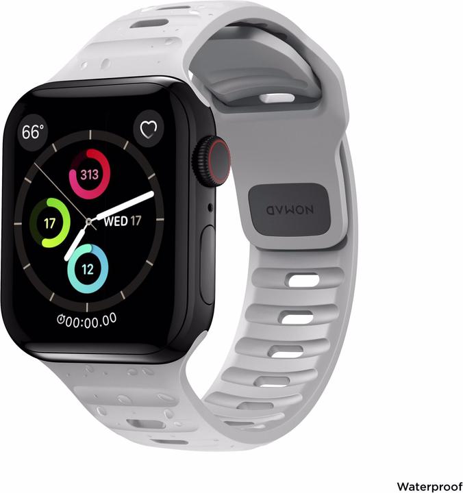 Actual product image Nomad Sport Strap V2 40mm/38mm Lunar Gray (40 mm, Plastic)