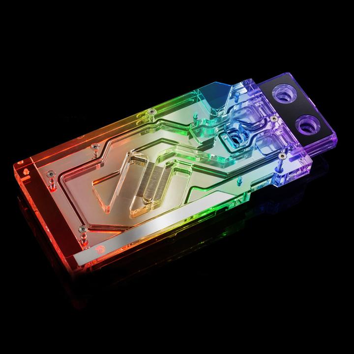 Actual product image Bitspower Classic RTX 3080 Founders Edition GPU Water Cooler - Nickel + Acrylic