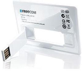 Produktbild Freecom USBCard, Kreditkarten-Format, Weiss (8 GB, USB 2.0)