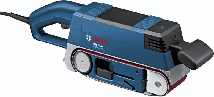 Actual product image Bosch Professional Belt sander GBS 75 AE, with case, fabric sanding belt, dust bag, graphite plate (Belt sanders, 750 W)