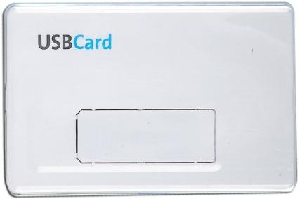 Produktbild Freecom USBCard, Kreditkarten-Format, Weiss (8 GB, USB 2.0)