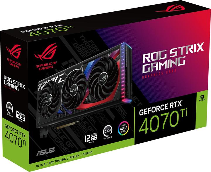 Actual product image ASUS ROG Strix GeForce RTX 4070 Ti (12 GB)