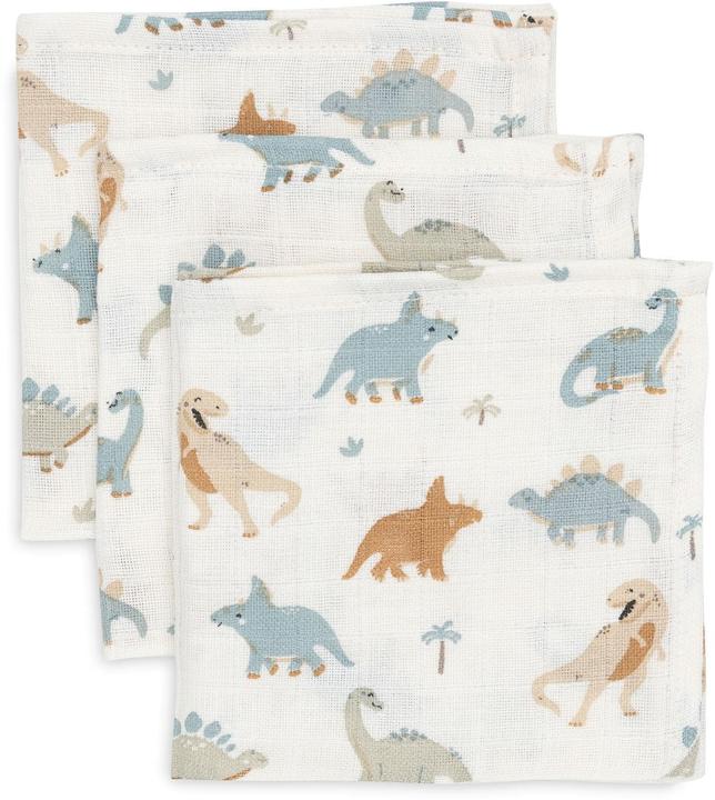 Jollein Lot de 3 bavoirs Dino Petit (31 cm, 31 cm)