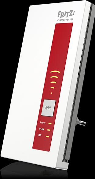 Image du produit AVM FRITZ!WLAN Repeater 1750E DE Version (1300 Mbit/s, 450 Mbit/s)
