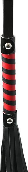 Image du produit Sportsheets Sex & Mischief Red & Black Stripe Flogger