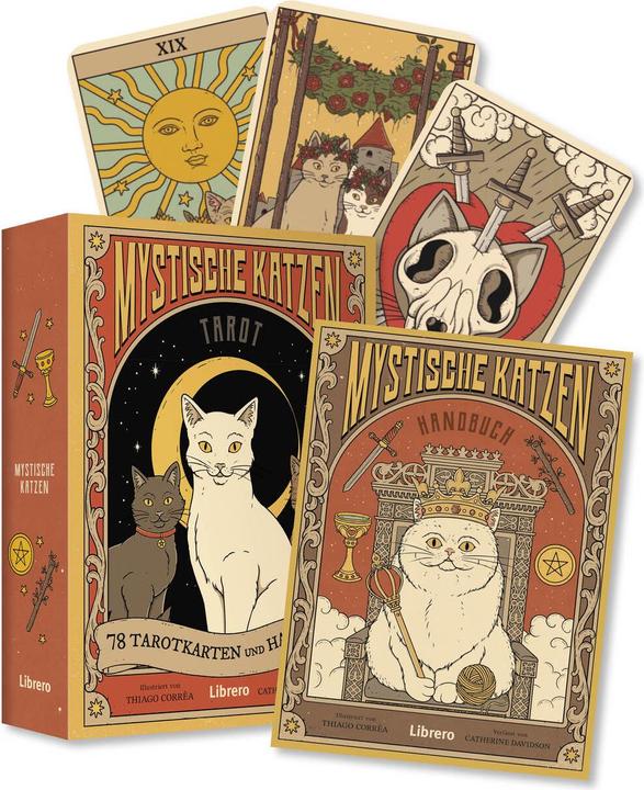 Image du produit Librero Tarot Mystische Katzen (Allemand, Davidson Catherine, 2024)