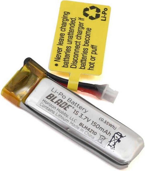 Image du produit Blade Cellule unique LiPo 150 mAh 3,7 Volt ( 70 S) (3.70 V, 150 mAh)