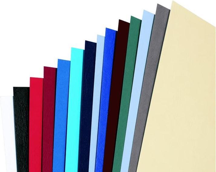 Produktbild GBC LeatherGrain - Karton A4 100 Stk. - dunkelrot