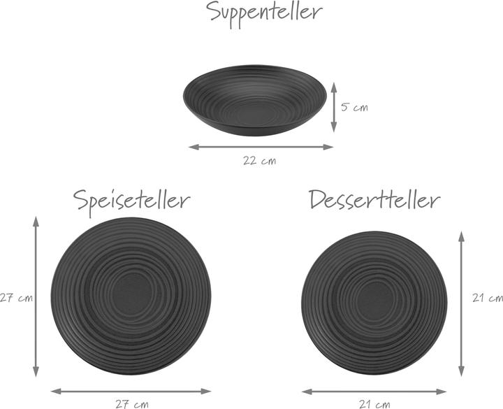 Actual product image CreaTable Lava Stone (12 Piece)