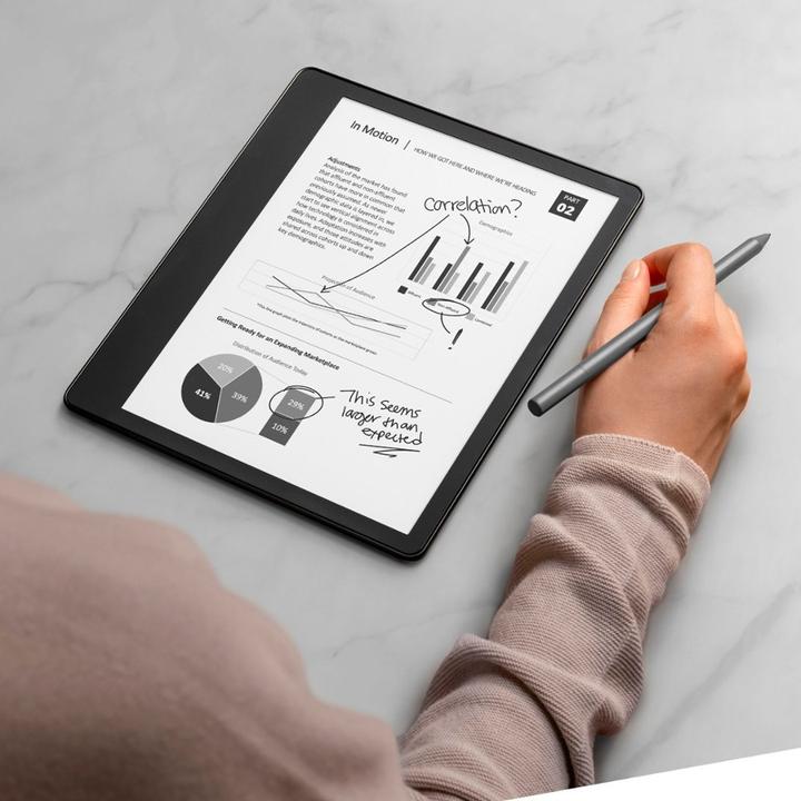 Actual product image Amazon Ebook Kindle Scribe 10.2 16GB WiFi Basic Pen Grey (10.20", 16 GB, Grey)