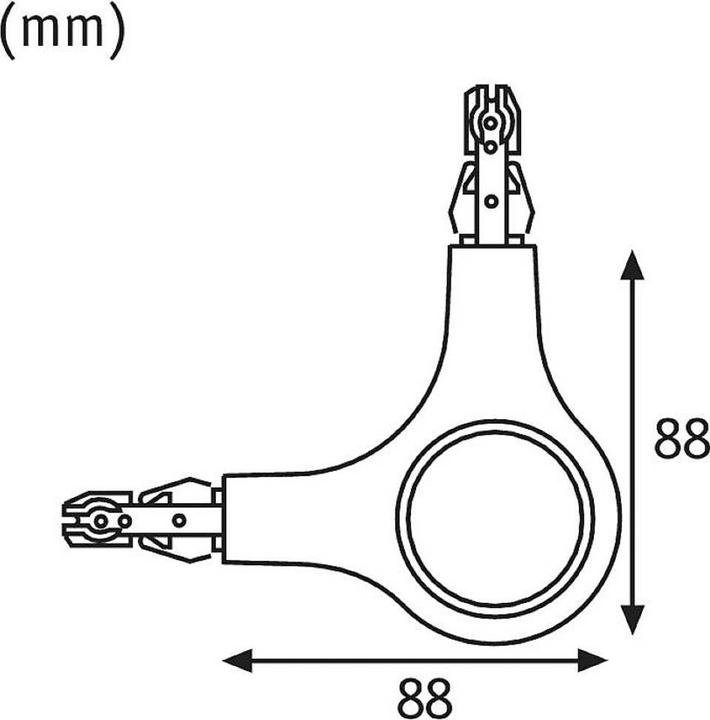 Image du produit Paulmann Connecteur en L URail LED