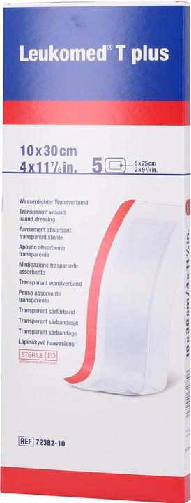 Immagine prodotto BSN T plus transparenter Wundverband 10x30cm mit Wundauflage (5 x)