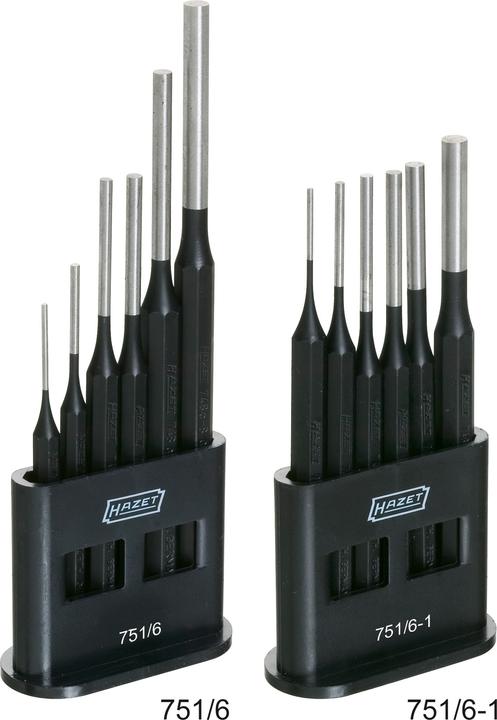 Produktbild HAZET Splinttreiber Satz 751/6 ∙ Anzahl Werkzeuge: 6