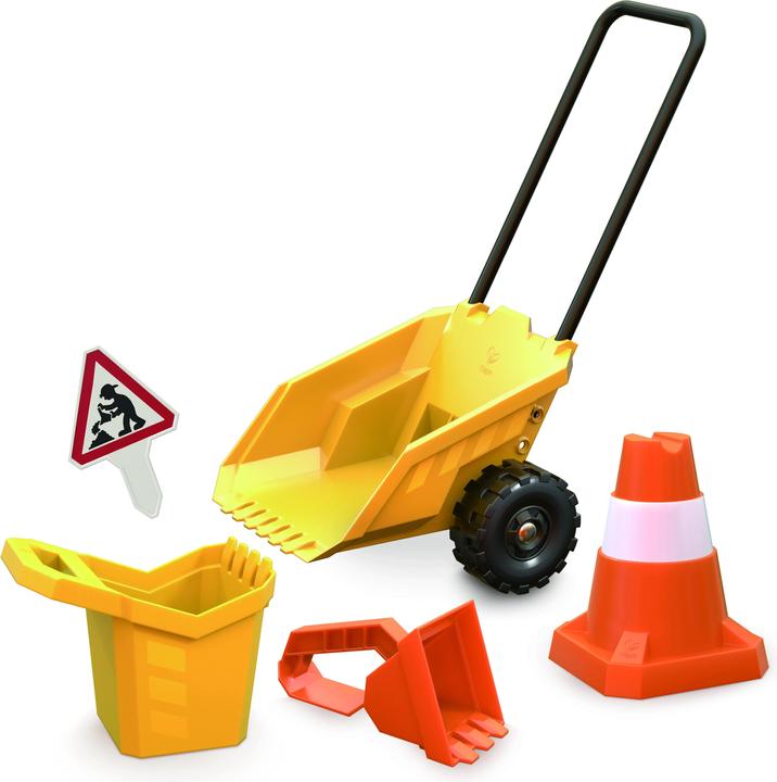 Image du produit Hape Ensemble de jouets de sable Chantier avec chariot 5 pièces
