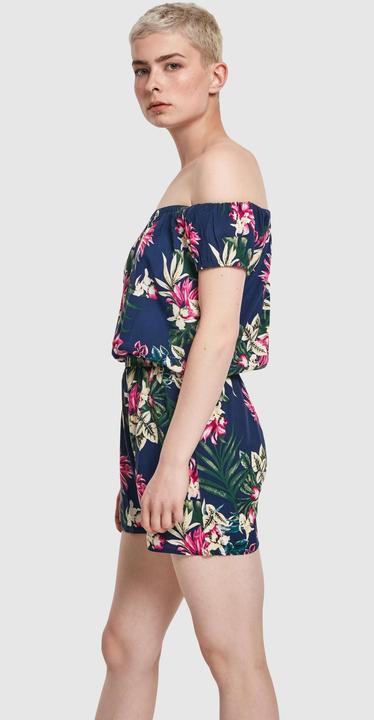 Image du produit Urban Classics Ladies AOP Off Shoulder Short Jumpsuit (5XL)