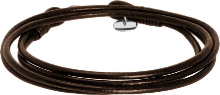 Produktbild Bijouteria Lederarmband (19 cm, Leder, Edelstahl)