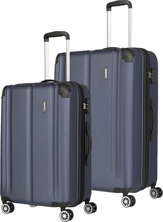 Image du produit Travelite Set de valises 2pcs Marine (194 l, M (50 - 90l), L (90 - 115l))