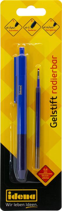 Actual product image Idena Gel pen erasable blue (Blue, 1 x)