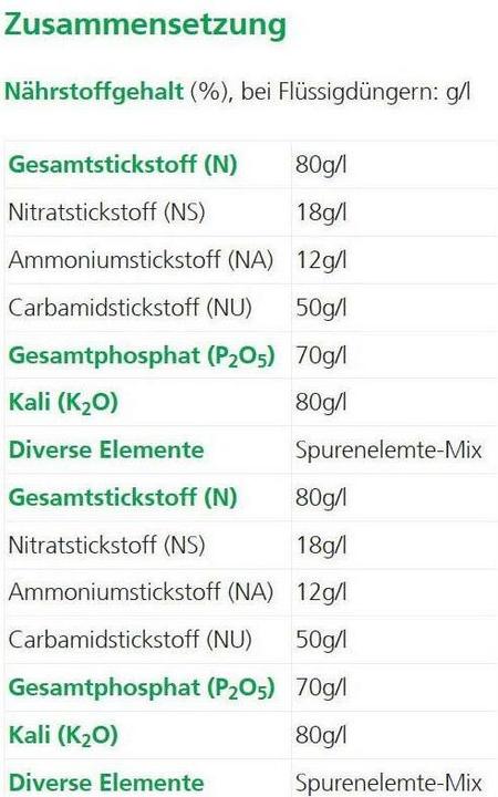 Produktbild Hauert Blüte 1l (1.33 kg, 1 l)