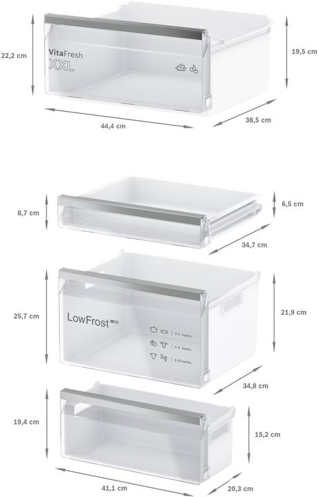 Image du produit Bosch Hausgeräte KIV86VFE1 (267 l)