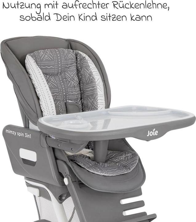 Actual product image Joie 3in1 highchair Mimzy Spin 3in1 usable from birth with highchairs (Highchair)