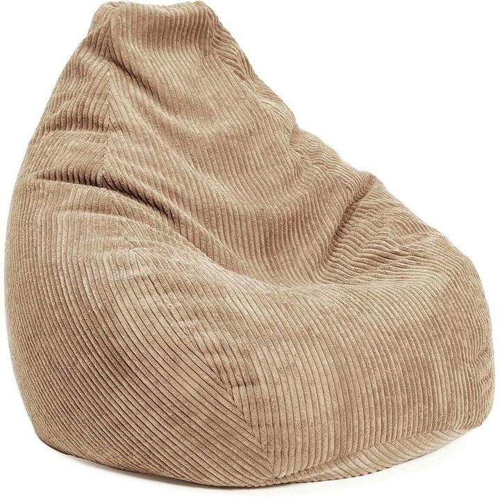 Immagine prodotto Lumaland Beanbag Giant Cord 400 L, beige, profondità: 30