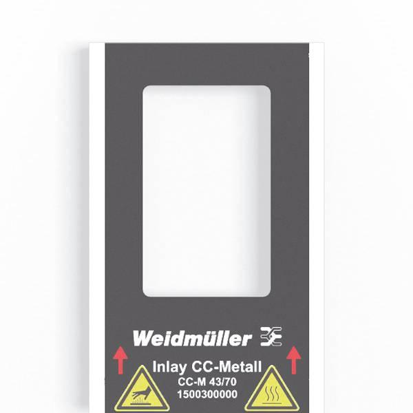 Image du produit Weidmüller Plaque d'insertion Pièce de rechange 1500300000 (Accessoire)