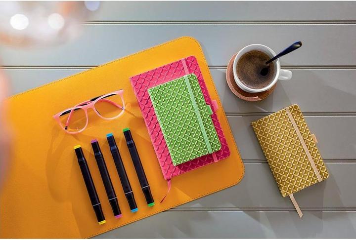 Actual product image Jolie Notebook JN103 A5, Lined, Aqua (A5, Lined, Hardcover)