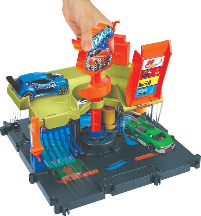 Productafbeelding Hot Wheels Downtown Car Wash Speed Clean