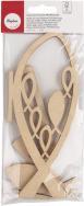 Image du produit Rayher Motifs en bois de poisson, FSCMixCred, naturel, 1