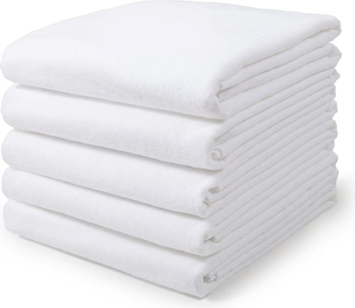 Produktbild Makian Moltontücher Moltontuch 5er Pack 80 x 80 - Weiss (80 cm, 80 cm)