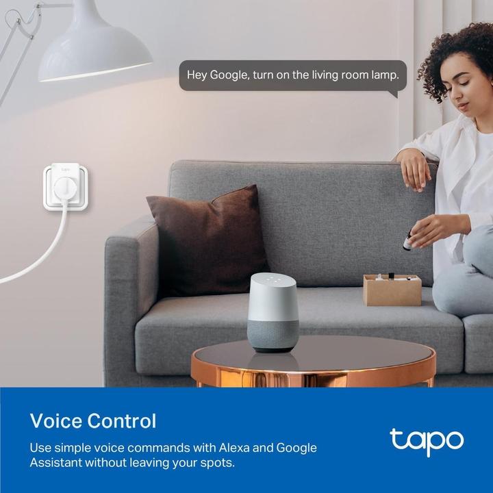Produktbild Abus TPLLTAPOP110 E - TP-Link Tapo P110 Smart Plug Type E Wi-Fi with Energy Monitoring