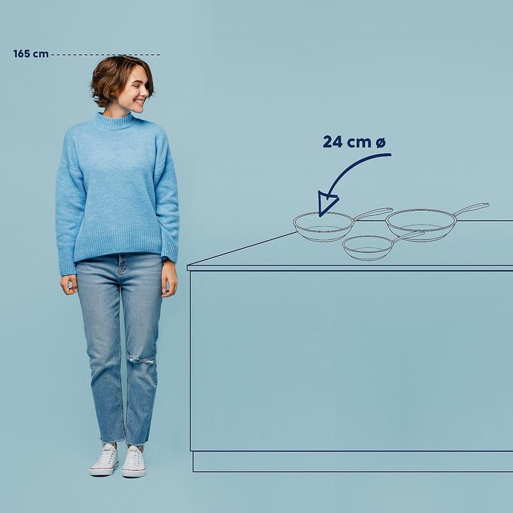 Image du produit Kela Flavoria (24 cm, Poêle à frire, Acier inoxydable)
