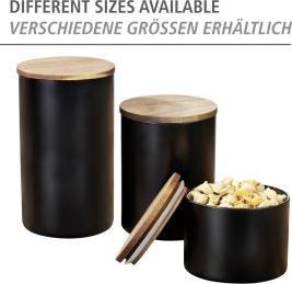 Actual product image Wenko Storage Jar Mio black (0.70 l)