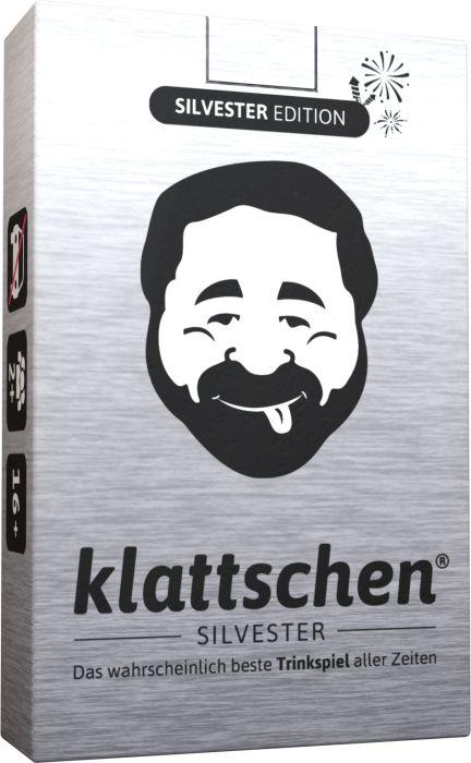 Actual product image Denkriesen - klattschen® - SILVESTER EDITION "Probably the best drinking game of all time"